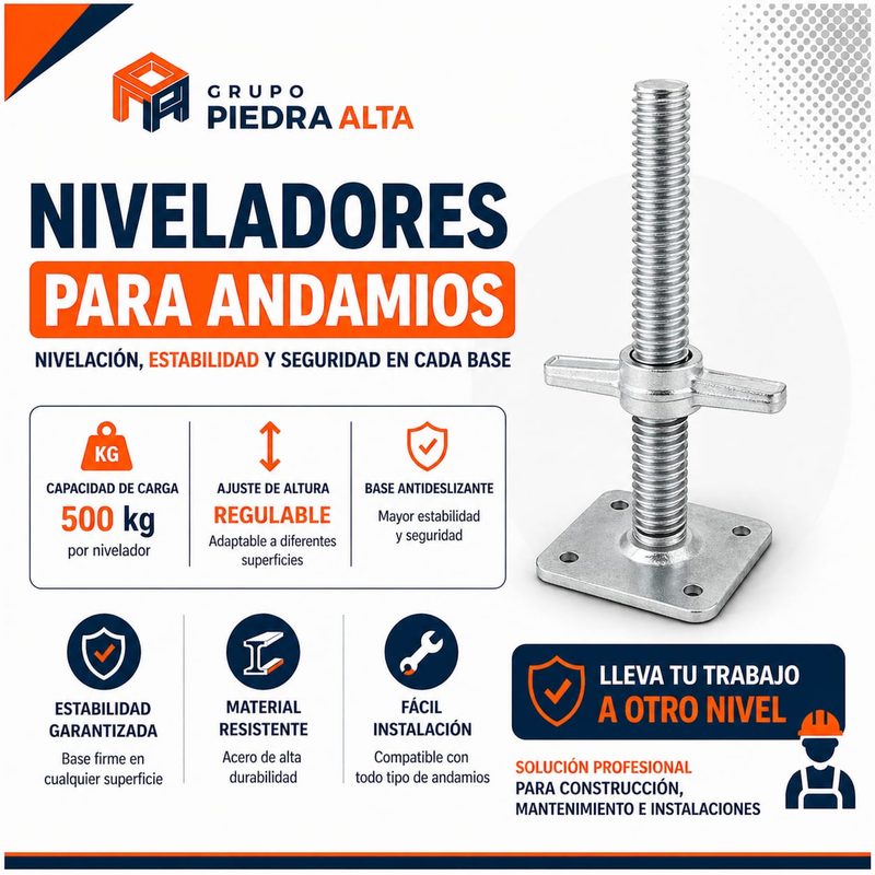 Niveladores para andamios Costa Rica